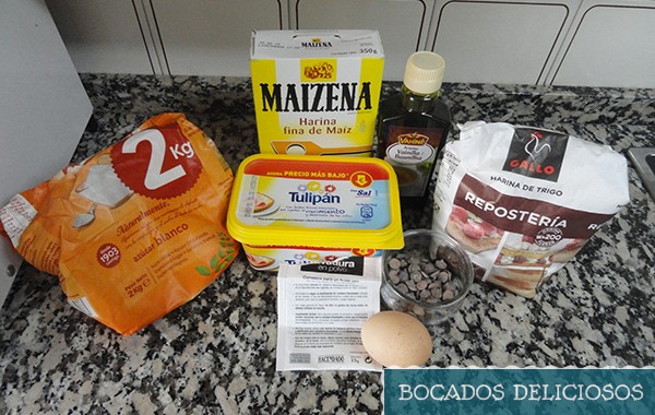 ingredientes mugcake sabor cookies