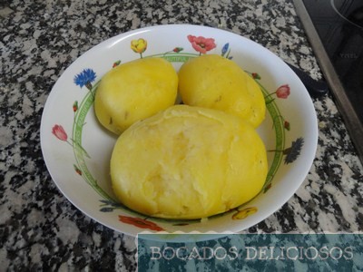 patatas peladas