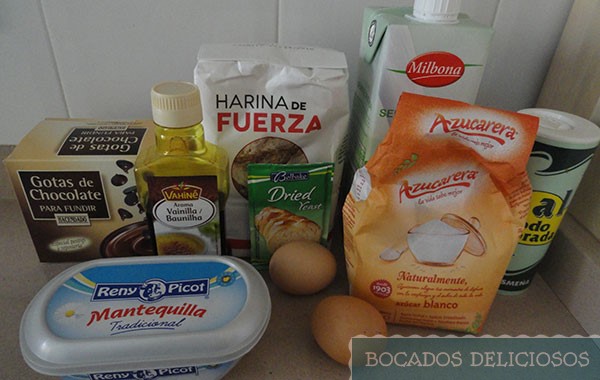 Ingredientes de Mini-Panettone casero