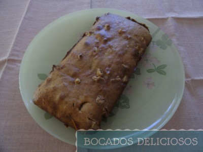 Brownie de chocolate blanco listo