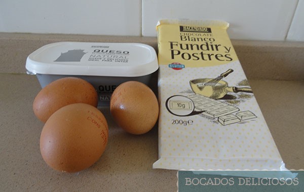 Ingredientes del pastel de queso japones