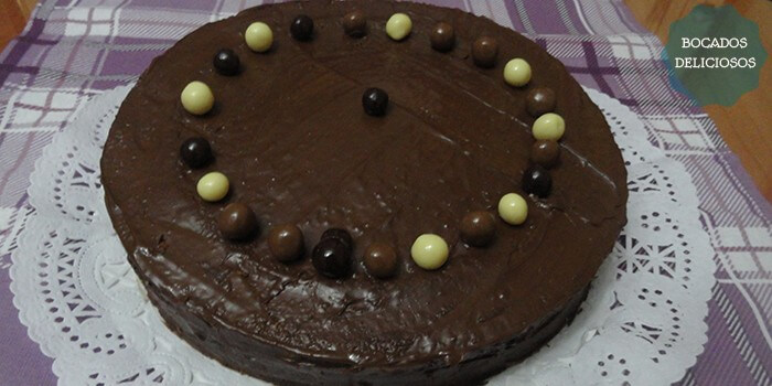 Tarta Sacher fácil de preparar