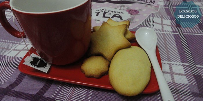 galletas de mantequilla pastas de te