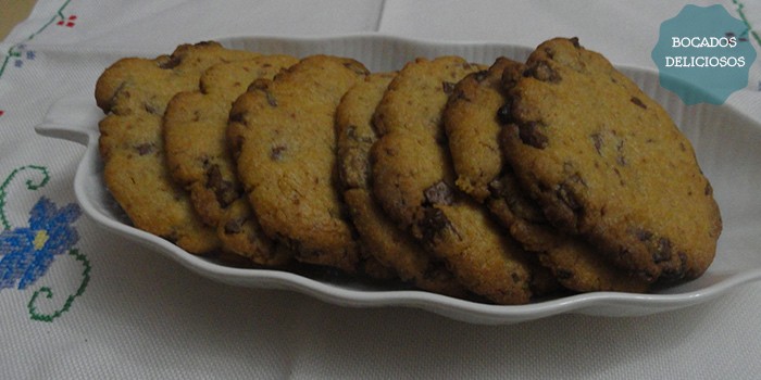 receta de cookies con chocolate