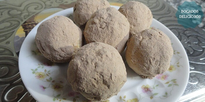 receta trufas de galleta y leche condensada