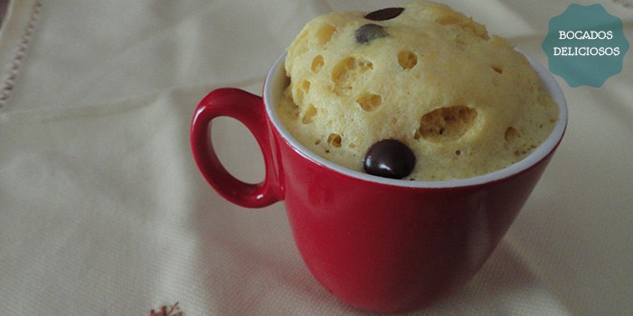 receta mugcake sabor cookies