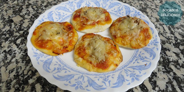 Mini pizzas caseras