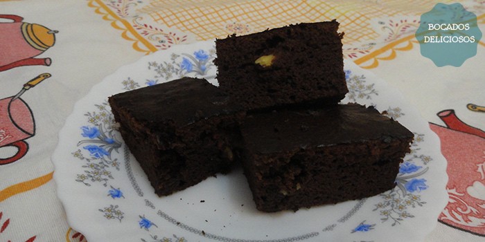 Brownies de chocolate con nueces