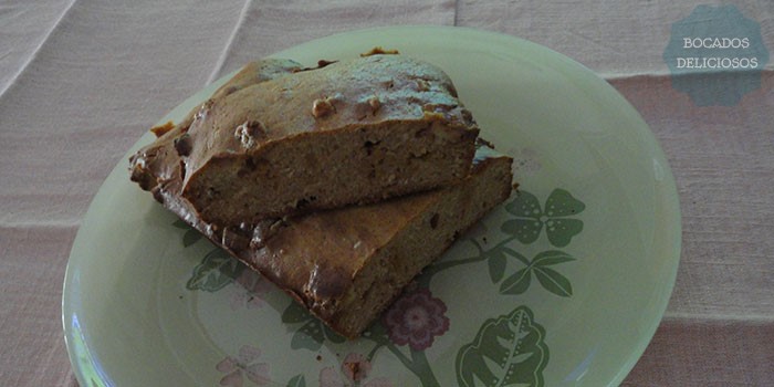 Brownie de chocolate blanco